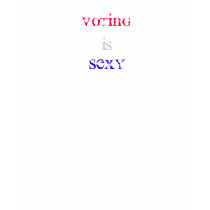 Voting is Sexy Men's Shirt by hippipunkmom Voting is Sexy Men's Shirt