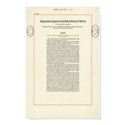 Voting Rights Act of 1965 Posters by moxieann