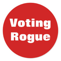 Voting Rogue stickers