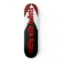 Voting With Bullets V Board Skateboard Deck