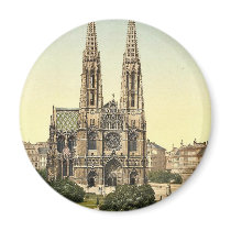 Votive Church, Vienna, Austro-Hungary rare Photoch Refrigerator Magnet