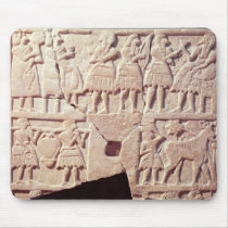 Votive plaque depicting an offering scene mouse pad