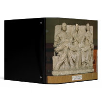Votive sculpture of a triple mother deity vinyl binders