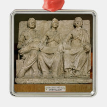 Votive sculpture of a triple mother deity christmas tree ornament