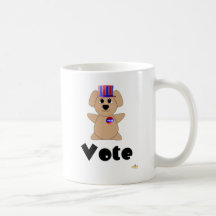 Voto de votación Huggable del oso de koala Tazas De Café