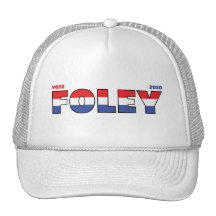 Voto Foley 2010 elecciones blanco y azul rojos Gorro De Camionero