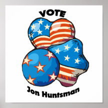 Voto para el Huntsman de Jon Poster