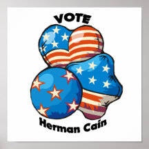 Voto para Herman Caín Impresiones