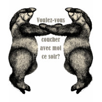 Voulez-vous coucher avec moi ce soir? t-shirts