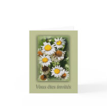 Vous etes invites (French) You're invited Cards