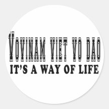 Vovinam Viet vo Dao It's way of life Sticker