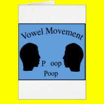 Vowel Movement - Blue cards by funoriginals Vowel Movement - Blue cards