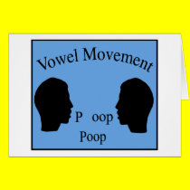 Vowel Movement - Blue cards by funoriginals Vowel Movement - Blue cards