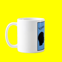 Vowel Movement - Blue mugs by funoriginals Vowel Movement - Blue mugs