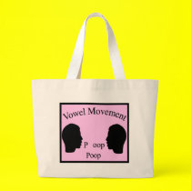 Vowel Movement - Pink bags by funoriginals Vowel Movement - Pink bags