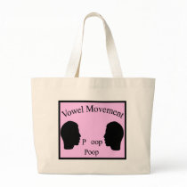 Vowel Movement - Pink bags