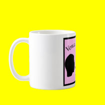 Vowel Movement - Pink mugs by funoriginals Vowel Movement - Pink mugs