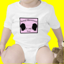 Vowel Movement - Pink t-shirts by funoriginals Vowel Movement - Pink t-shirts