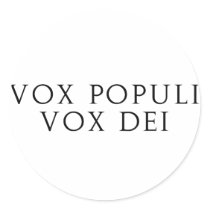Vox Populi Vox Dei stickers by alternateworlds Vox Populi Vox Dei stickers