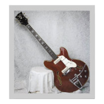 Vox Super Lynx Deluxe GuitarPoster posters by slowtownemarketplace Vox Super Lynx Deluxe GuitarPoster posters