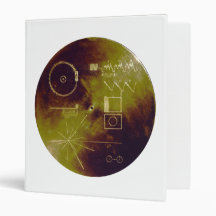 Voyager 1 and 2 Golden Record Sounds of Earth 3 Ring Binders