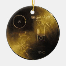 Voyager Golden Record Christmas Ornaments