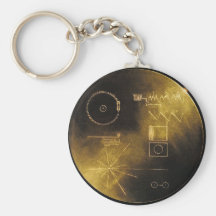Voyager Golden Record Keychain