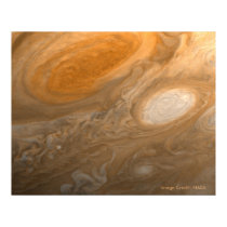 Voyager I view of Jupiter's Great Red Spot posters