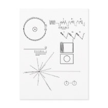 Voyager Message Postcard