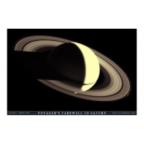 Voyager's Farewell to Saturn posters by solarviews Voyager's Farewell to Saturn posters