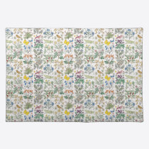 Voysey Apothecary Garden Pattern Placemat placemats