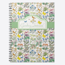 Voysey Apothecary's Garden Journal Notebook notebooks