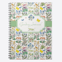 Voysey Apothecary's Garden Journal Notebook notebooks