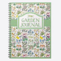 Voysey Apothecary's Garden Journal Notebook notebooks