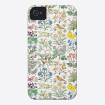 Voysey Apothecary's Garden Pattern iPhone 4 Case casemate cases