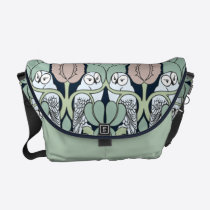 Voysey Art Nouveau Owls Nest Patten Messenger Bag messenger bags