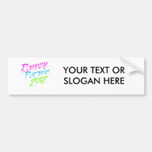 VP NEON ROMNEY PORTMAN.png Bumper Stickers