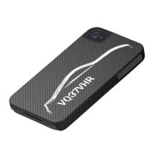 "VQ37VHR" 370z w/ Faux Carbon Fiber iPhone 4 Cover