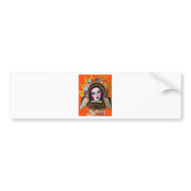Vrgin of Guadalupe by Heather Galler Bumper Stickers
