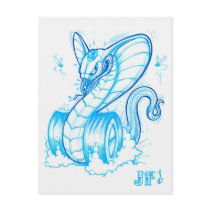 "VROOM!" POSTCARD