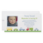 Vroom Vroom Cars Photo Birthday Party Invitation Picture Card