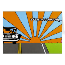 "VRROOOOOOM" Card cards