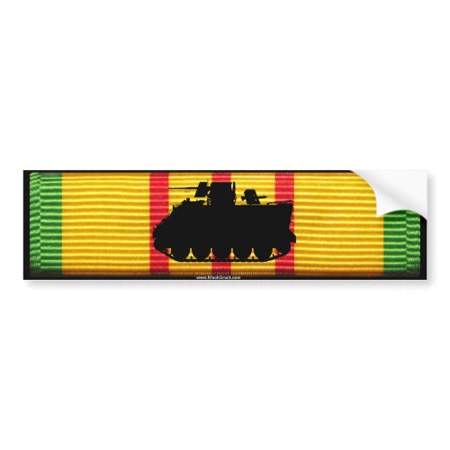 VSM Ribbon with M113 ACAV Sticker zazzle_bumpersticker