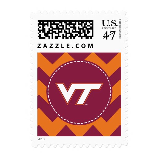 VT Virginia Tech Postage Stamp Zazzle