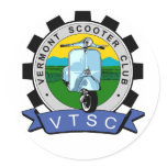 VTScoot Round Sticker