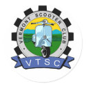 VTScoot Round Sticker
