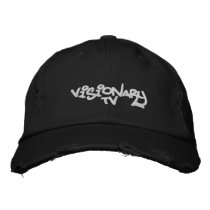 VTV Distressed Cap Embroidered Baseball Cap