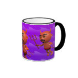 vuelo del diablo 3d tazas de café