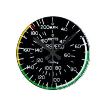 Vuelo del reloj del indicador de velocidad aérea