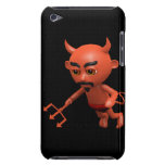 Vuelo travieso del diablo 3d (editable) iPod Case-Mate protectores